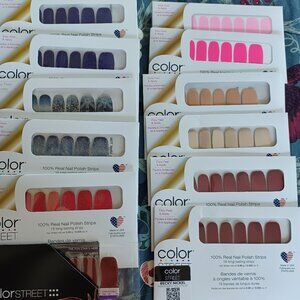 Color Street Nail Polish Strips 12 Sets